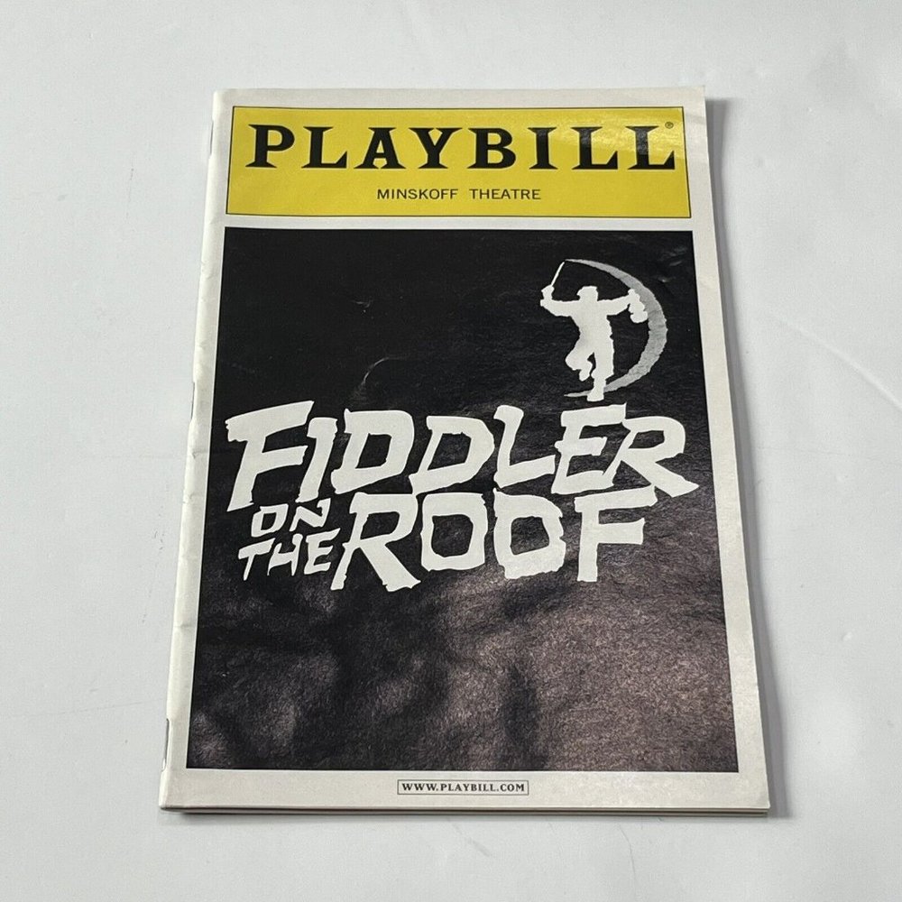 Oct 2005 Fiddler On The Roof Broadway Playbill Harvey Fierstein Rosie O’Donnell